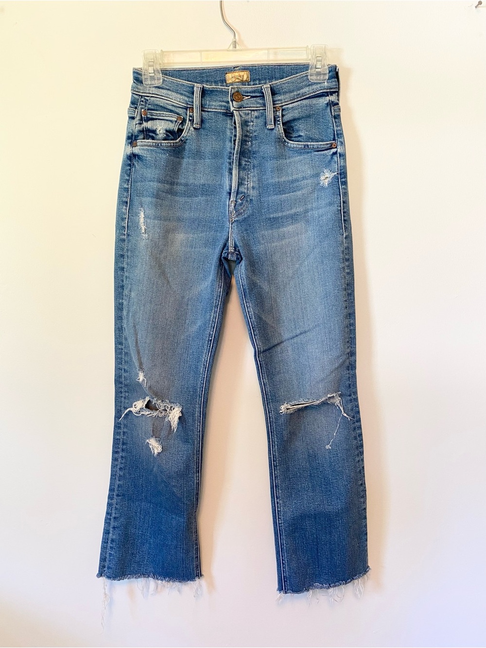 MOTHER The Tripper Ankle Fray Jeans 24